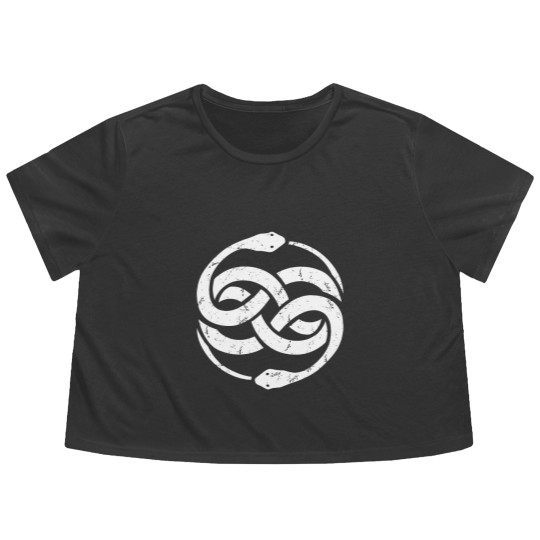 Discover The NeverEnding Story Snake Symbol - The Neverending Story - Flowy Cropped Tees