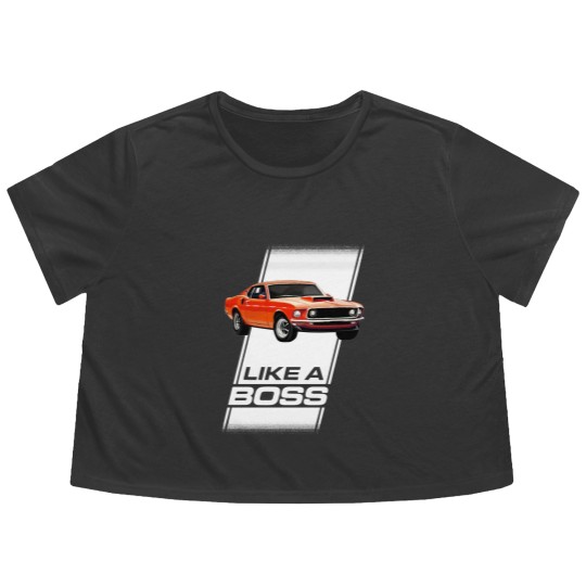 Discover 1969  boss 429   like a boss Flowy Cropped Tees