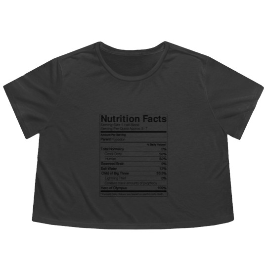 Discover Half-Blood Nutrition Guide (Percy) Classic Flowy Cropped Tees Flowy Cropped Tees