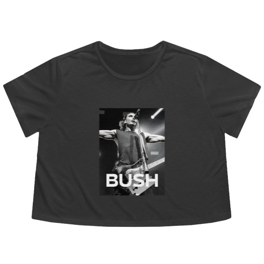 Discover BUSH ROCK BAND Tour - Bush Fan Edition - Nostalgic 90s Flowy Cropped Tees