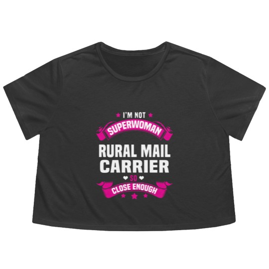 Discover Rural Mail Carrier Flowy Cropped Tees