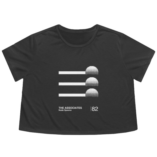 Discover The Associates / Minimalist Graphic Design Fan Artwork - The Associates - Flowy Cropped Tees