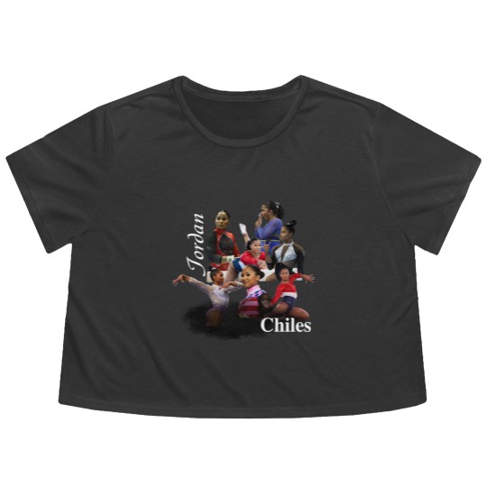 Discover Jordan Chiles Flowy Cropped Tees | 2024 Olympics