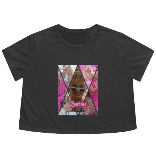 Discover Barbie Margot Robbie Flowy Cropped Tees, Barbie 2023 Flowy Cropped Tees