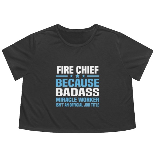 Discover Fire Chief Flowy Cropped Tees