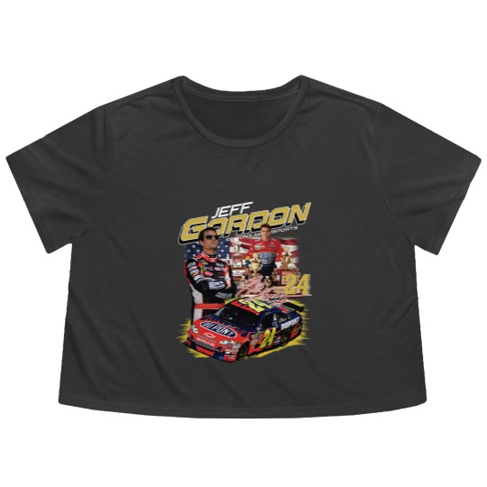 Discover Jeff Gordon Vintage 90s Flowy Cropped Tees, Jeff Gordon Flowy Cropped Tees