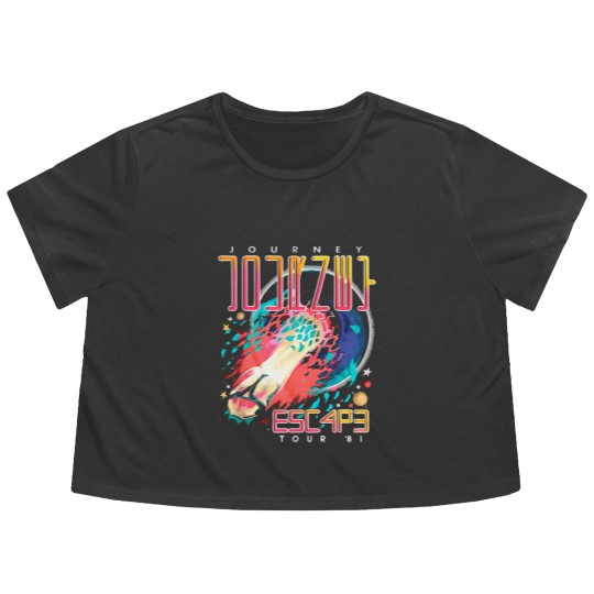 Discover Journey Band Flowy Cropped Tees, 2023 Tour