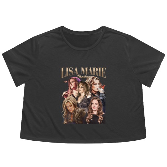 Discover Vintage Style Lisa Marie Presley 90s Vintage Flowy Cropped Tees, Lisa Marie Presley Merch