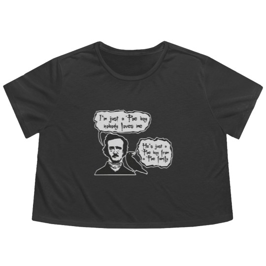 Discover BOHEMIAN POE Edgar Allan Poe RAVEN Flowy Cropped Tees