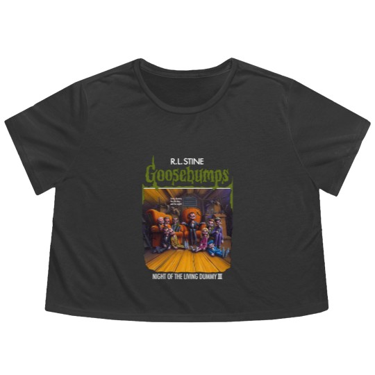 Discover Goosebumps - Night Of The Living Dummy Flowy Cropped Tees