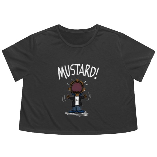 Discover Kendrick Lamar Mustard Music Flowy Cropped Tees