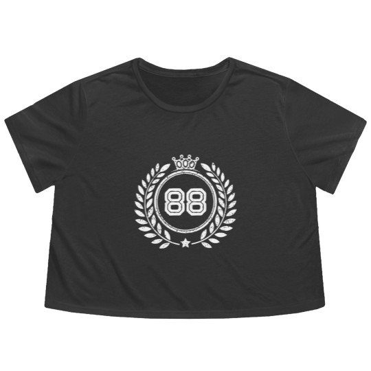 Discover 88 number wreath Flowy Cropped Tees