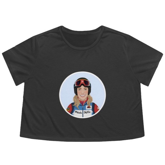Discover mikaela shiffrin Flowy Cropped Tees