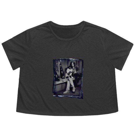 Discover Neil Young // Short Sleeve Flowy Cropped Tees