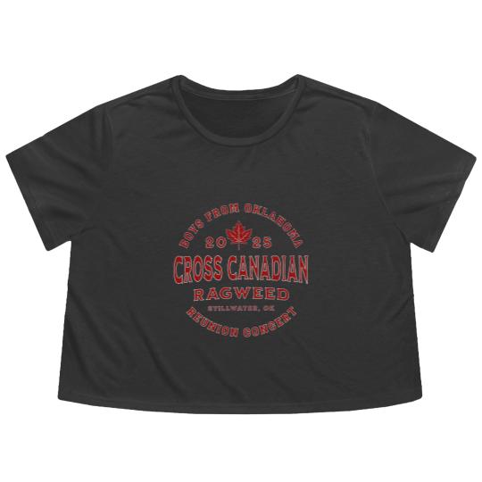 Discover Cross Canadian Ragweed Flowy Cropped Tees, Ragweed Reunion Concert 2025