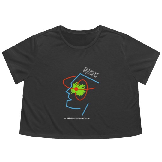 Discover Buzzcocks - Harmony In My Head Flowy Cropped Tees