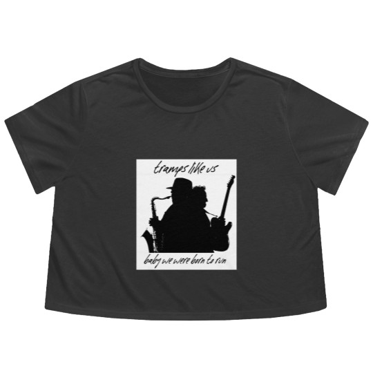Discover Bruce Springsteen Flowy Cropped Tees