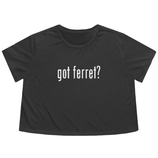 Discover Got Ferret ? Flowy Cropped Tees Flowy Cropped Tees Flowy Cropped Tees Gildan Free Sticker Cotton