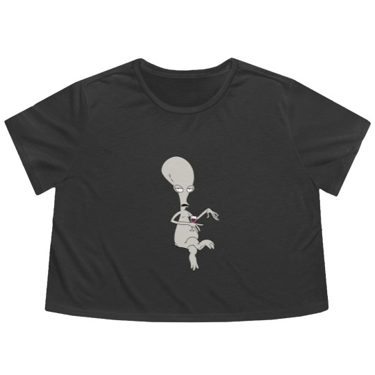 Discover roger american dad Flowy Cropped Tees