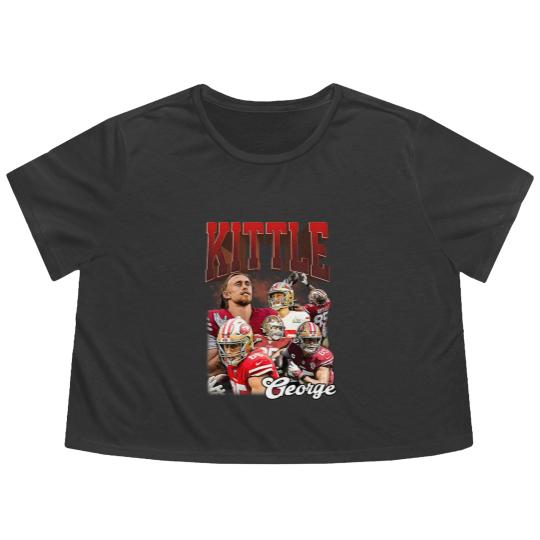 Discover Limited George Kittle Flowy Cropped Tees professional American Football Player