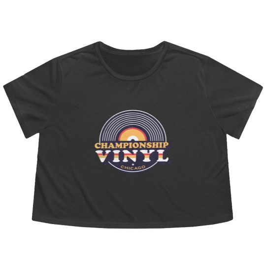 Discover Championship Vinyl Flowy Cropped Tees