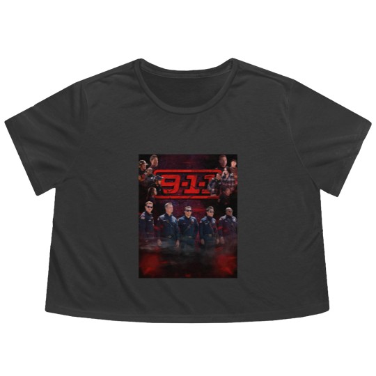Discover 9-1-1  Cast Purple Red Haze Flowy Cropped Tees