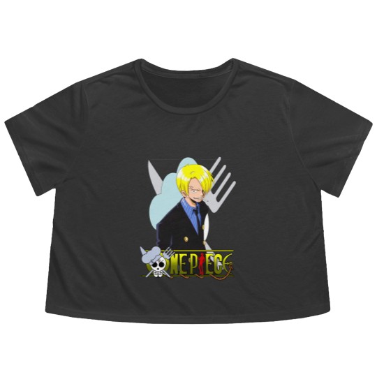 Discover one pieces SANJI complete design Flowy Cropped Tees