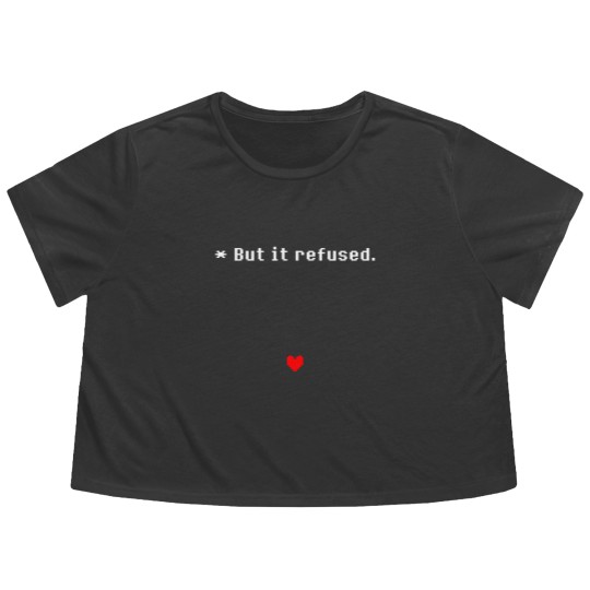 Discover Undertale - But it refused - Undertale - Flowy Cropped Tees