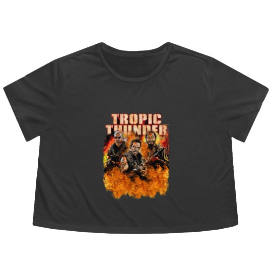 Discover Tropic thunder - Tropic Thunder - Flowy Cropped Tees
