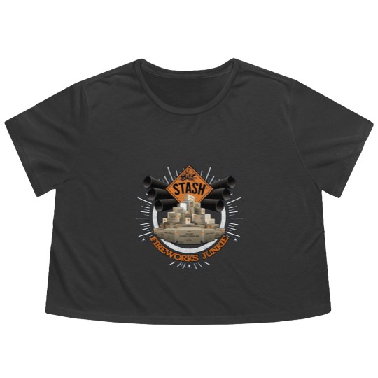 Discover Stash Fireworks Junkie - Fireworks - Flowy Cropped Tees