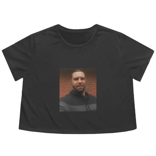 Discover JD Vance George Floyd Meme Flowy Cropped Tees, Funny Political Parody Flowy Cropped Tees, Satire Flowy Cropped Tees, Viral Internet Meme