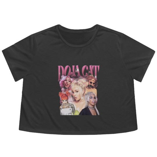 Discover Doja Cat Vintage 90s Flowy Cropped Tees