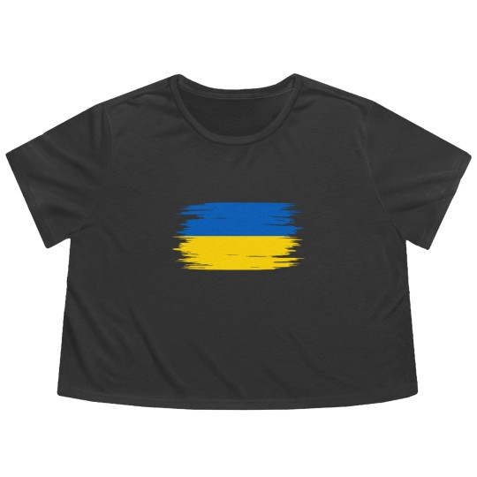 Discover Ukraine Flag - Ukraine - Flowy Cropped Tees