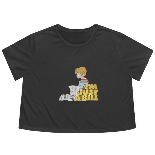 Discover I'm Just A Bill Aesthetic Flowy Cropped Tees