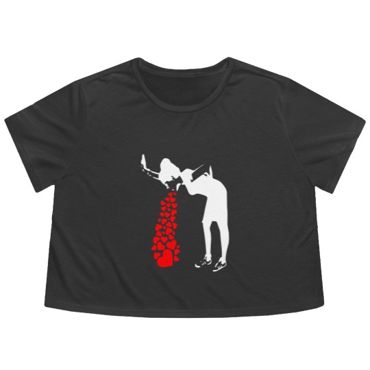 Discover Banksy Flowy Cropped Tees, Banksy Flowy Cropped Tees