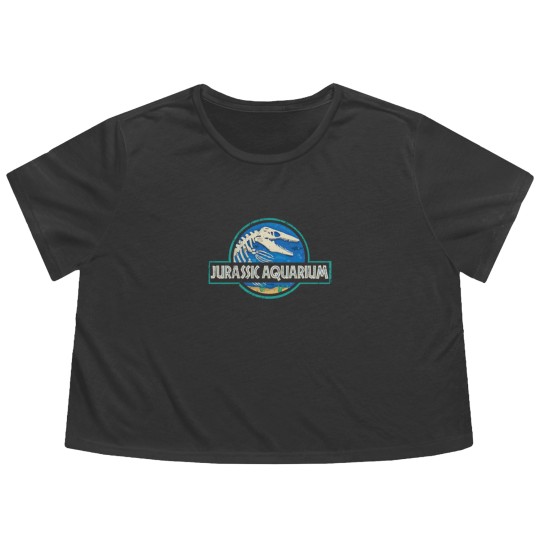 Discover Jurassic Aquarium Flowy Cropped Tees