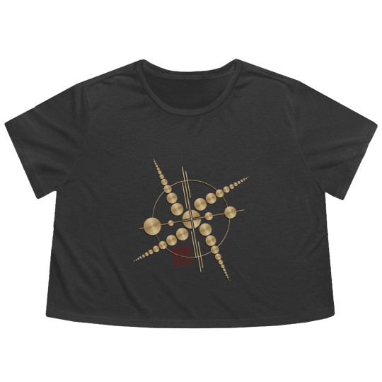 Discover Crop circle 44 Flowy Cropped Tees