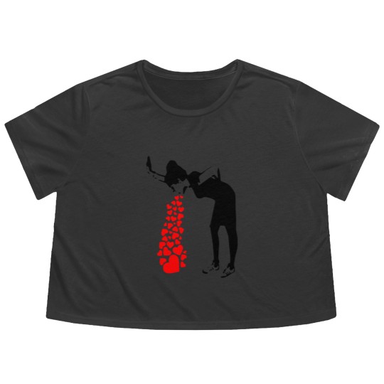 Discover Banksy Flowy Cropped Tees, Banksy Flowy Cropped Tees