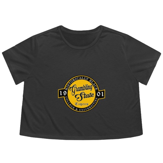 Discover Grambling 1901 State University Apparel Flowy Cropped Tees T shir