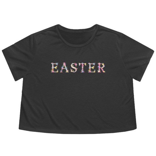 Discover easter Flowy Cropped Tees