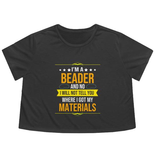 Discover Beadery Material Jewelry Maker Jewelers Beading Flowy Cropped Tees