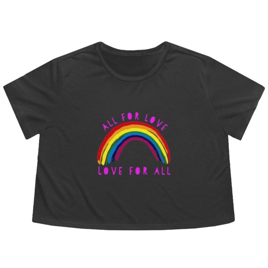 Discover Rainbow Rainbow Rainbow Rainbow Rainbow Rainbow Flowy Cropped Tees