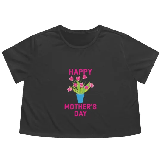 Discover Mom mom mom mom mom mom mom mom mom mom mom mom Flowy Cropped Tees