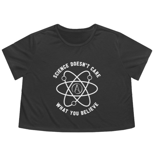 Discover Atheism Atheist Flowy Cropped Tees