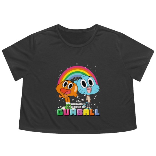 Discover CN The Amazing World Of Gumball Darwin Rainbo 0464 Flowy Cropped Tees