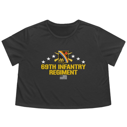 Discover 69Th Infantry Regiment Flowy Cropped Tees