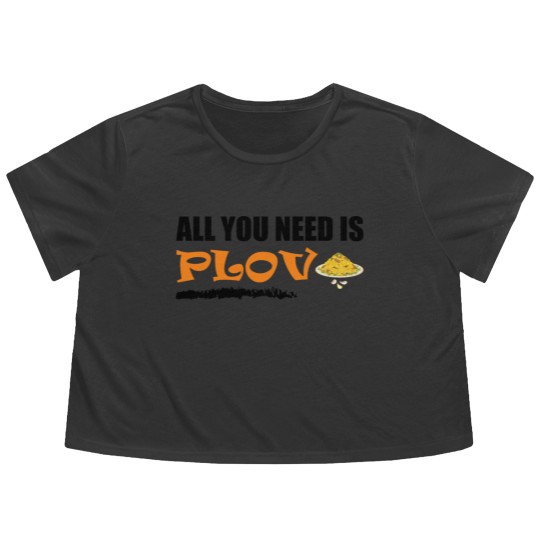 Discover All you need is Plov! Uzbek, Azerbaijan Food Flowy Cropped Tees