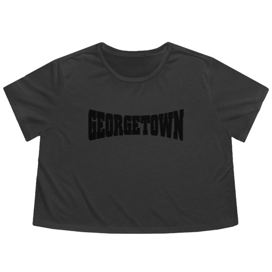 Discover Georgetown Flowy Cropped Tees