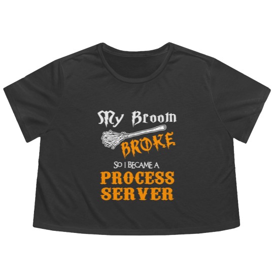 Discover Process Server Flowy Cropped Tees
