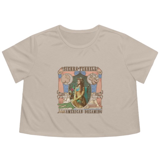Discover Sierra Ferrell Gift For Fans White Flowy Cropped Tees